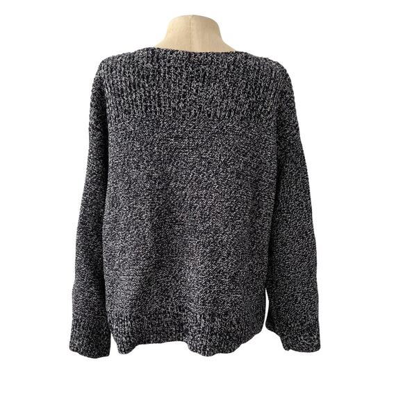 LOFT Marbled Boat Neck with wide sleeves Oversized Sweater Size XS - Picture 4 of 4